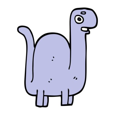 çizgi film doodle tarih öncesi dinozor
