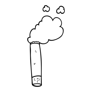 çizim karikatür Sigara