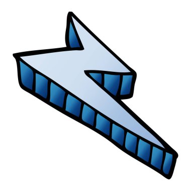 çizgi film doodle dekoratif şimşek