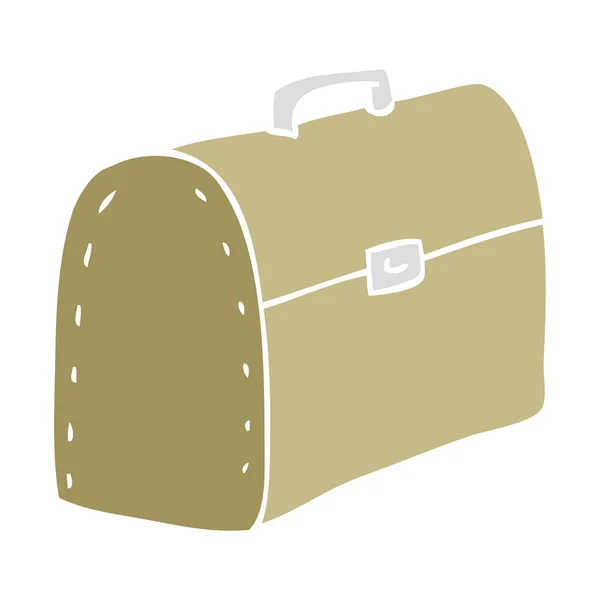 Ilustración Color Plano Bolsa — Vector de stock