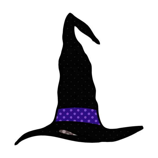 Cartoon Doodle Witch Hat — Stock Vector