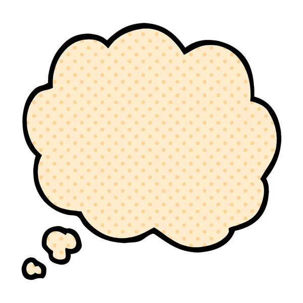 Cartoon Doodle Thought Bubble — Stock Vector