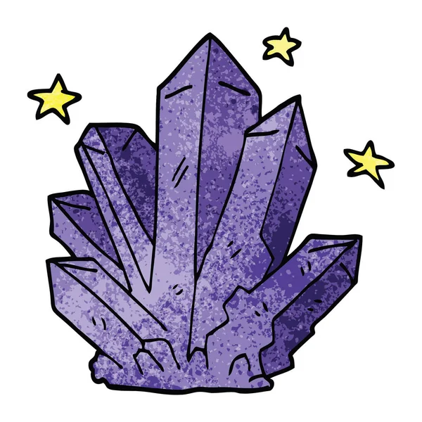 Cartoon Doodle Magic Crystal — Stockvector