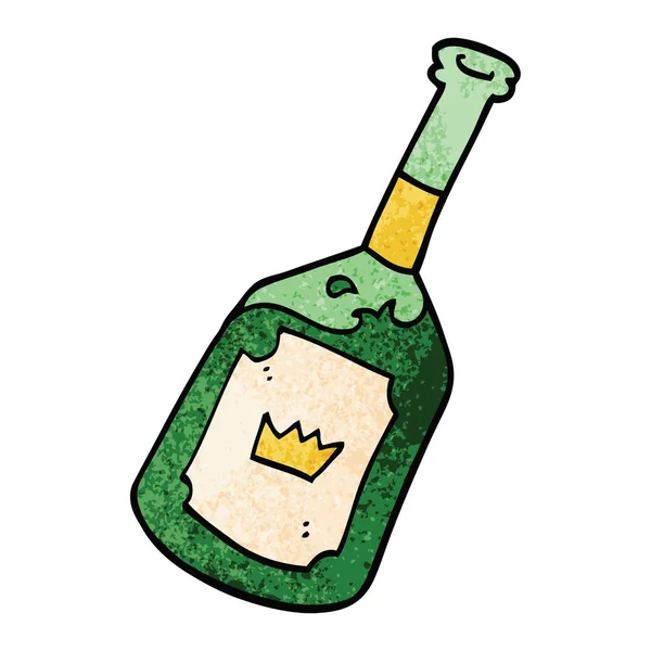 Γελοιογραφία Doodle Αλκοολούχο Ποτό — Διανυσματικό Αρχείο