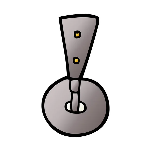 Cartoon Doodle Caster Wheel — Stock vektor