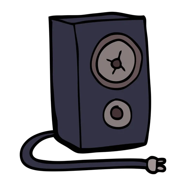 Garabato Dibujos Animados Orador — Vector de stock