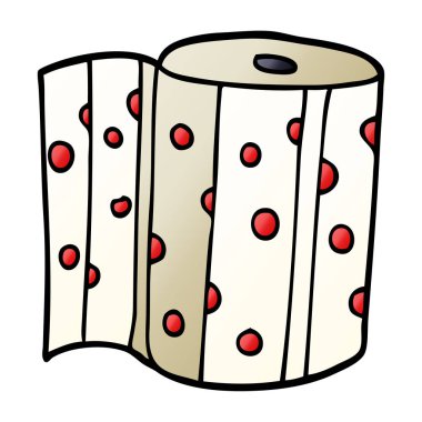 çizgi film doodle mutfak rulo