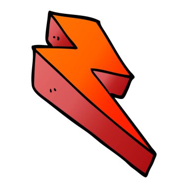 çizgi film doodle yangın cıvata