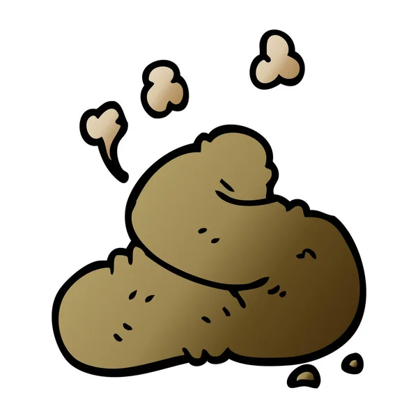 Cartoon Doodle Poop Vector Illustration — Stock Vector