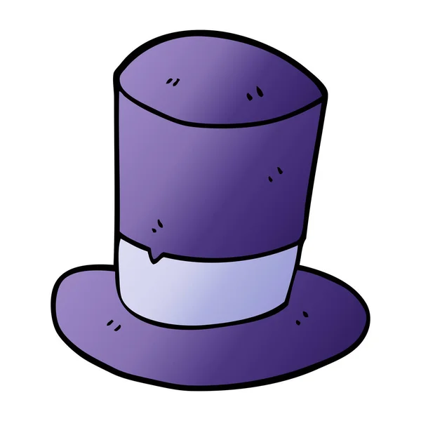 Chapeau Top Doodle Dessin Animé — Image vectorielle