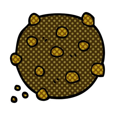 çizgi film doodle çikolatalı kurabiye