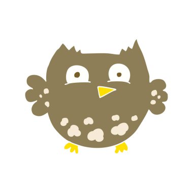 Kukumav düz renkli çizimi