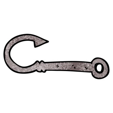 çizgi film doodle olta kancası