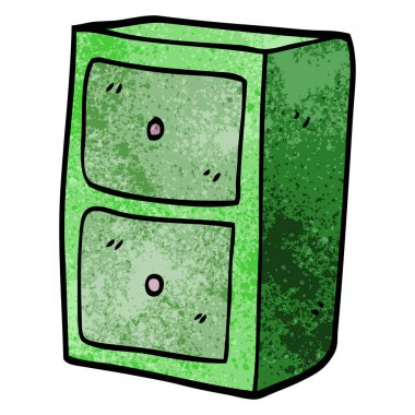 çizgi film doodle dosya dolabı