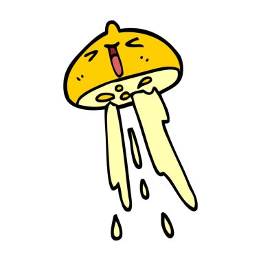 çizgi film doodle oyuncak limon