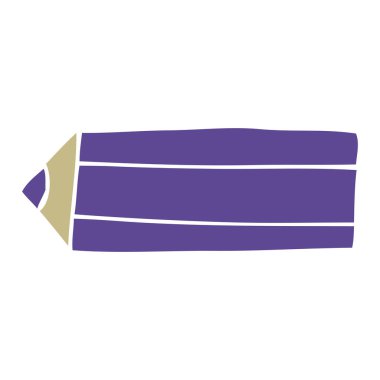 çizgi film doodle renkli kalem