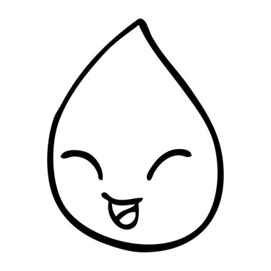 çizim karikatür yağmur damlası