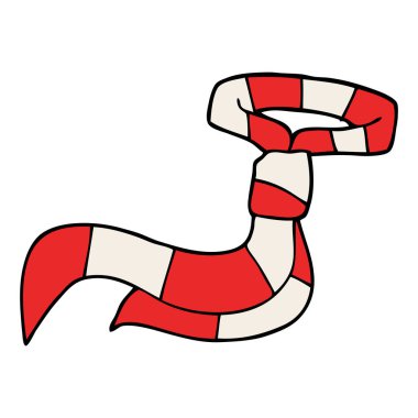 çizgi film doodle office kravat