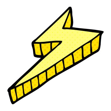 çizgi film doodle dekoratif şimşek