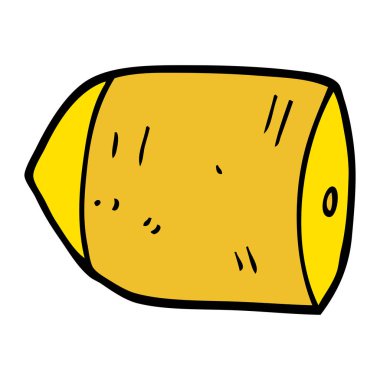 çizgi film doodle kurşun, vektör tasarımı