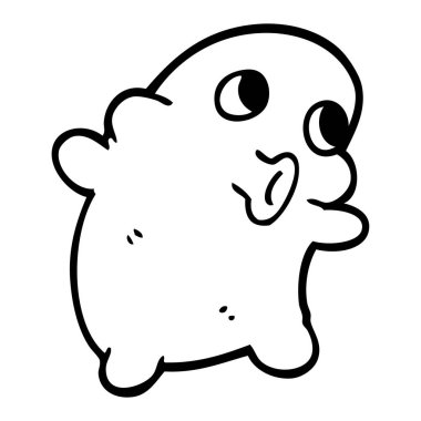 çizgi çizme çizgi film garip yaratık