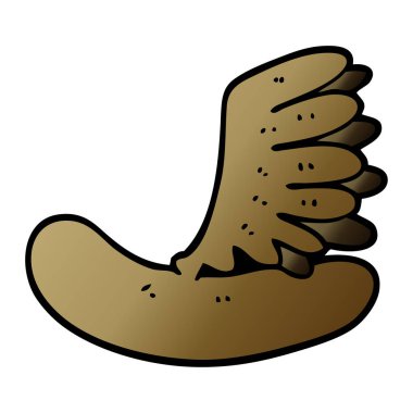 Sosisli sandviç çizgi film doodle