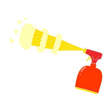 düz renk sprey şişe çizimi