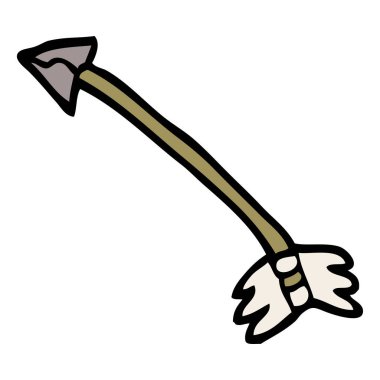 çizgi film doodle ilkel ok