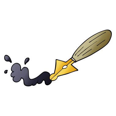 çizgi film doodle dolma kalem