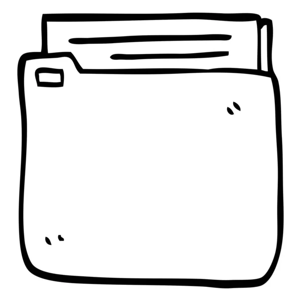Line Drawing Cartoon File — Stock Vector