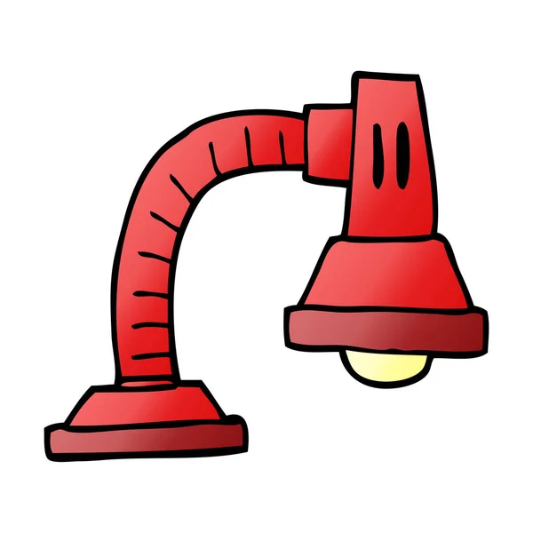 Cartoon Doodle Verstellbare Lampe — Stockvektor