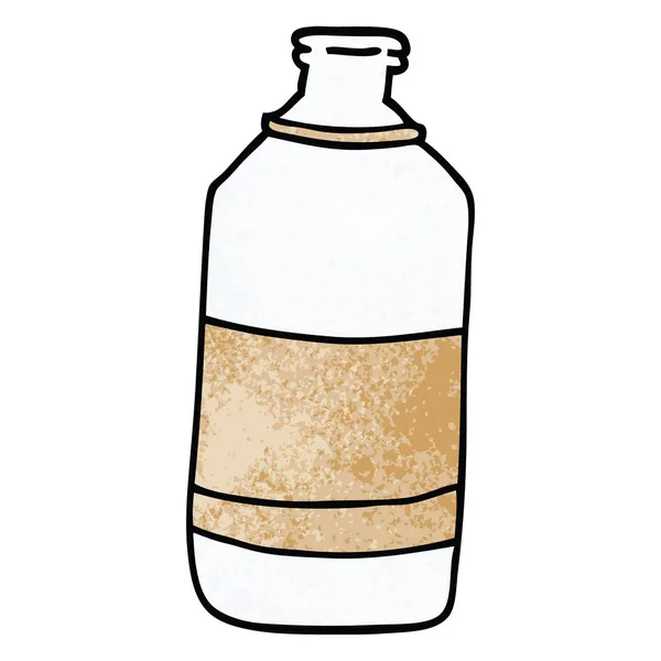 Cartoon Doodle Water Bottle — Stock Vector