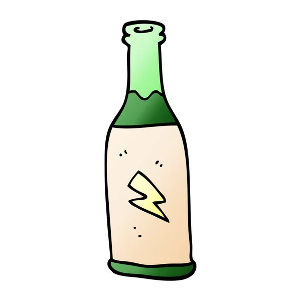Dibujos Animados Garabato Bebida Barata — Vector de stock