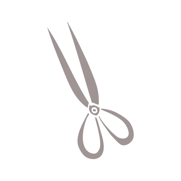 Cartoon Doodle Scissors Vector Illustration — Stock Vector