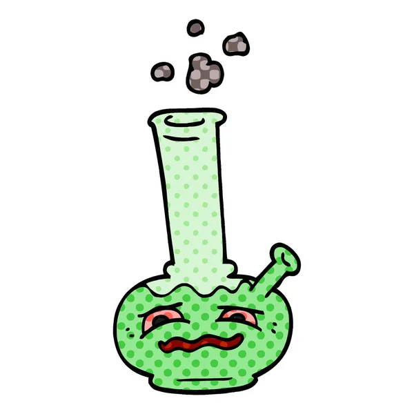 Cartoon Doodle Bong Vektorillustration — Stock vektor