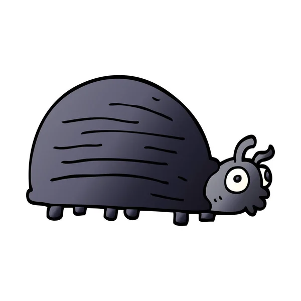 Zeichentrick Doodle Riesiger Käfer — Stockvektor