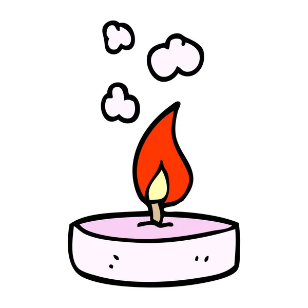 动画片涂鸦香味蜡烛 — 图库矢量图片