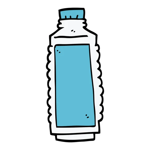 Cartoon Doodle Dranken Fles — Stockvector