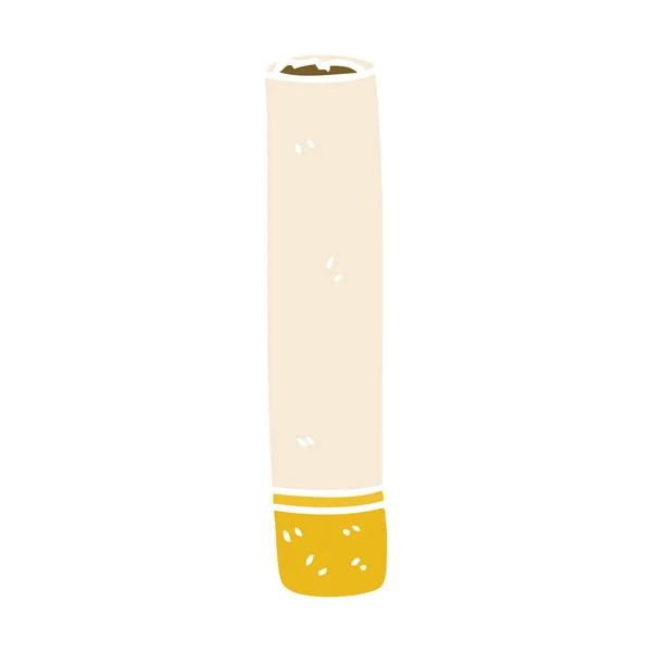 Dibujos Animados Garabato Tabaco Cigarrillo — Archivo Imágenes Vectoriales