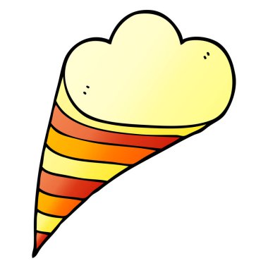 çizgi film doodle dekoratif bulut