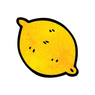 çizgi film doodle organik limon