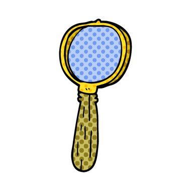 çizgi film doodle Büyüteç