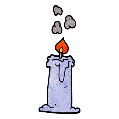 çizgi film yaktı doodle mum