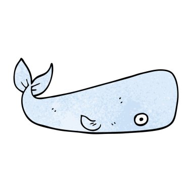 çizgi film doodle deniz balina