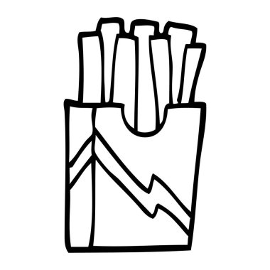 çizim karikatür lokanta kızartması