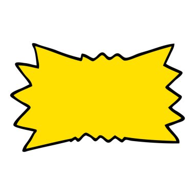 çizgi film doodle bang, vektör çizim