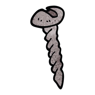 çizgi film doodle metal vida