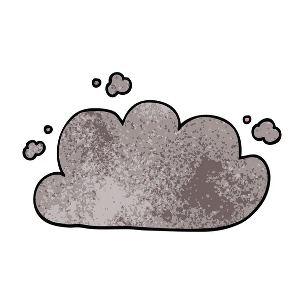 Cartoon Doodle Storm Cloud — Stock Vector