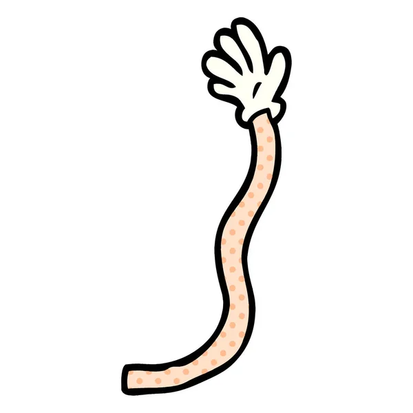 Cartoon Doodle Retro Handgesten — Stockvektor