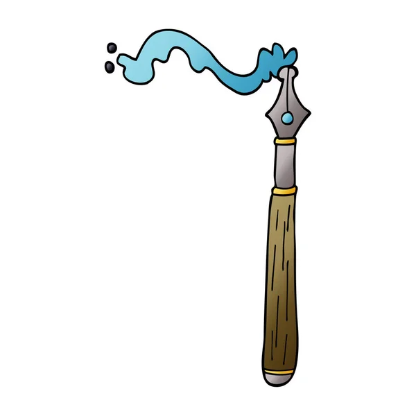 Cartoon Doodle Inkt Pen — Stockvector